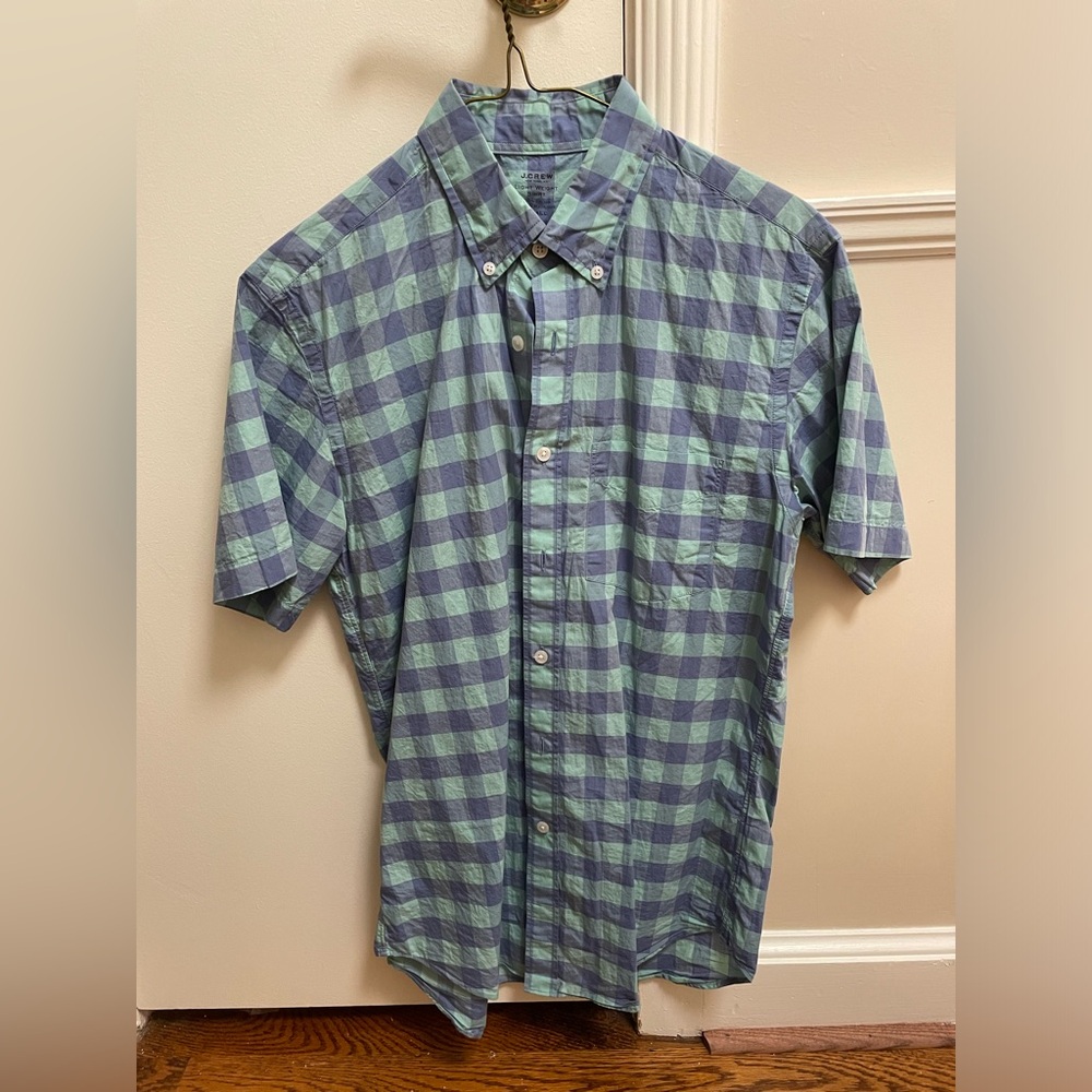 J. Crew - short sleeve button down shirt